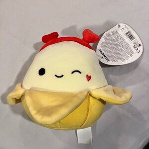 NWT Squishmallows Valentine Banana